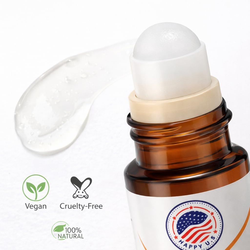 Vitamin C Roll-On Serum with Hyaluronic Acid & Niacinamide, 1 fl oz