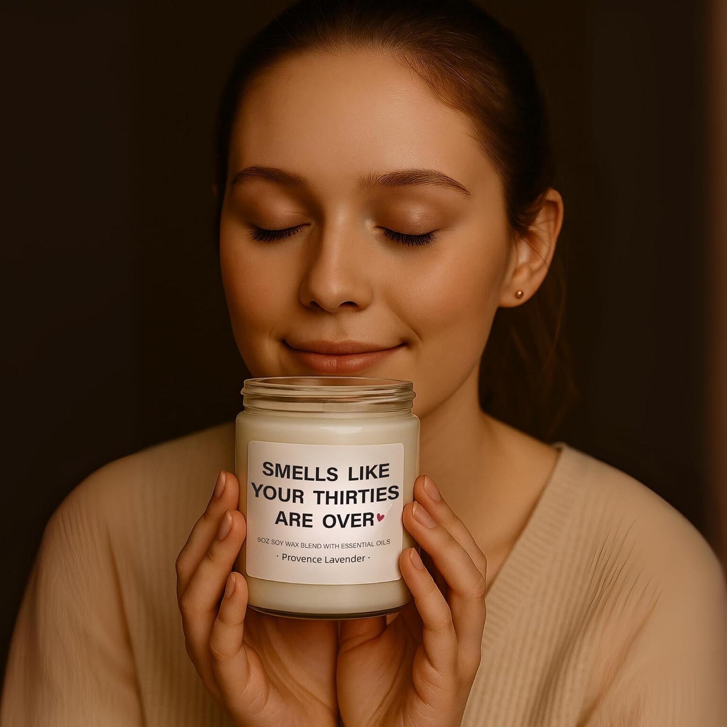 “Smells Like Your 30s Are Over” 40th Birthday Candle