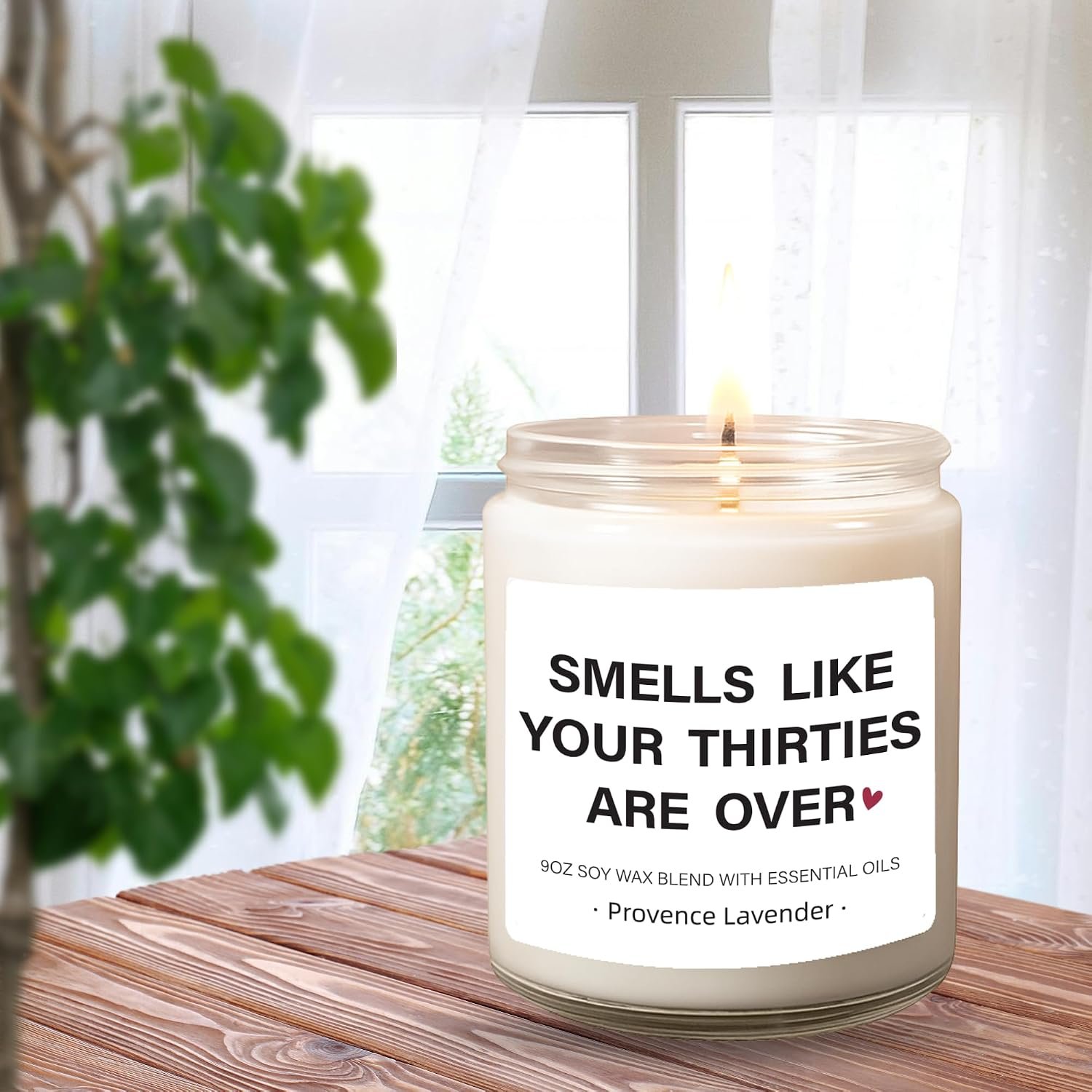 “Smells Like Your 30s Are Over” 40th Birthday Candle