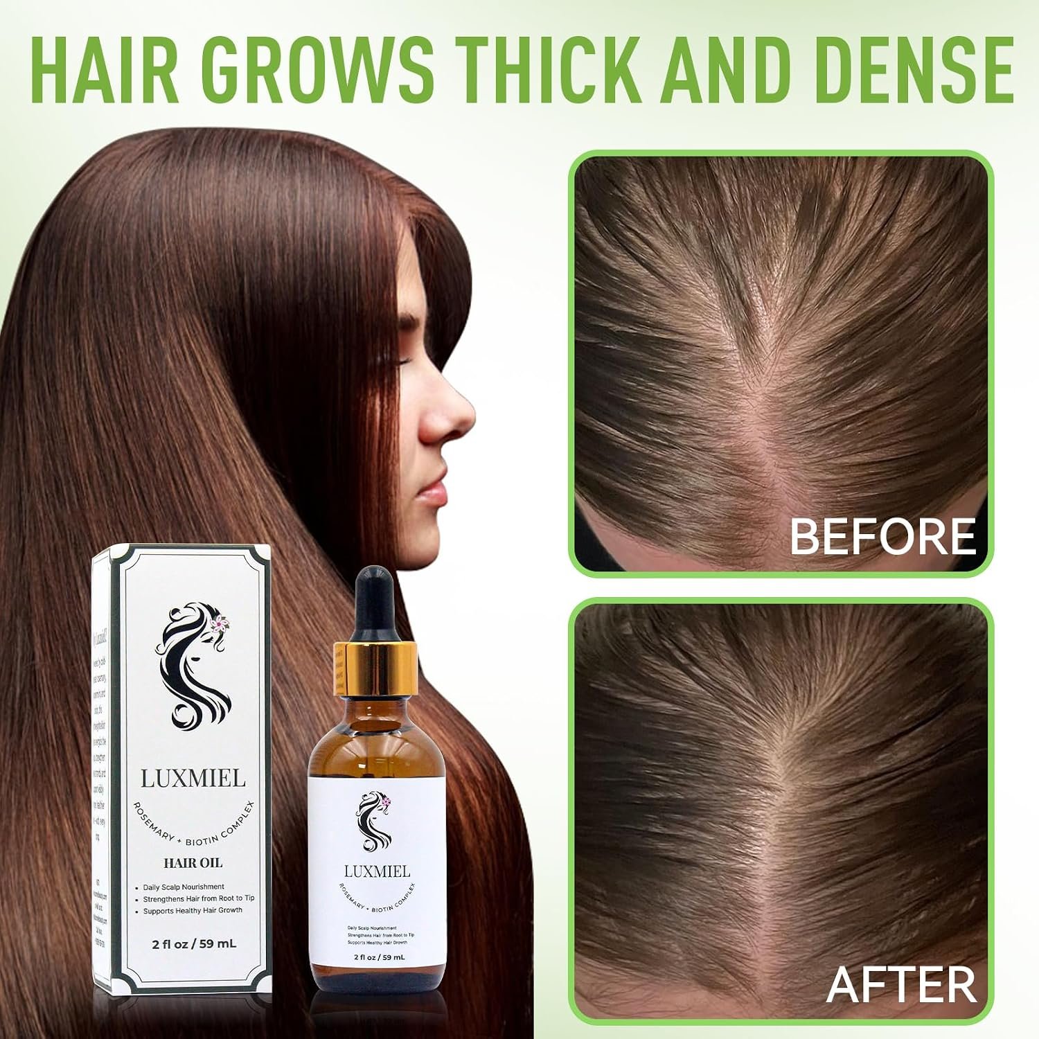 Rosemary Mint Hair & Scalp Oil, 2 oz